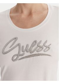 Guess T-Shirt W6RI24 J1314 Biały Regular Fit. Kolor: biały. Materiał: bawełna #5