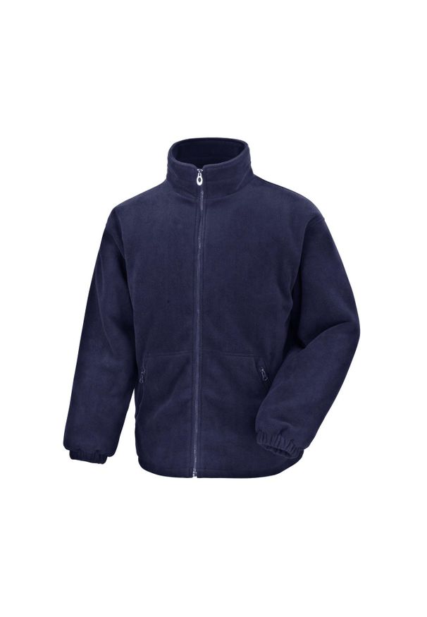 RESULT - Męska Bluza Polarowa Core Polartherm. Kolor: niebieski. Materiał: polar. Sezon: zima. Styl: sportowy