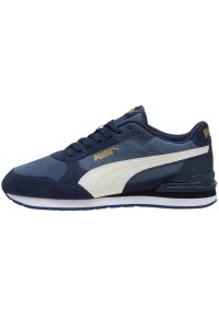 Buty Puma St Runner v4 Sd 399665 05 niebieskie. Okazja: na co dzień. Zapięcie: sznurówki. Kolor: niebieski. Materiał: guma, syntetyk, zamsz, skóra. Szerokość cholewki: normalna #3