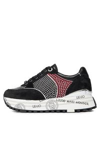 Liu Jo Sneakersy Maxi Wonder 20 BF3009 PX052 Czarny. Kolor: czarny. Materiał: zamsz, skóra #3