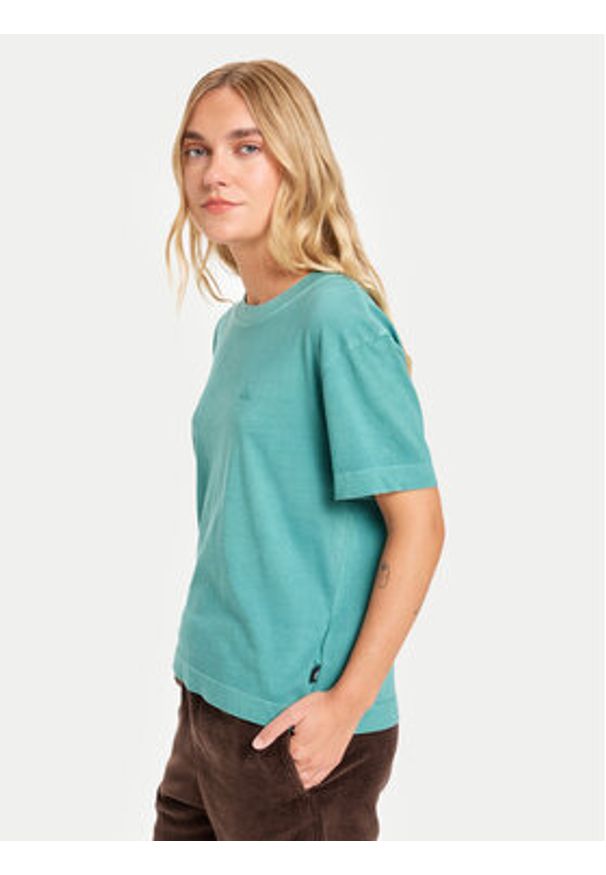 Quiksilver T-Shirt Essential EQWZT03196 Niebieski Regular Fit. Kolor: niebieski. Materiał: bawełna