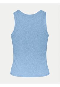 Pieces Top Anibi 17150269 Niebieski Regular Fit. Kolor: niebieski. Materiał: wiskoza #3