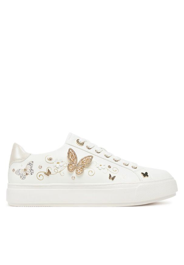Aldo Sneakersy Saxony 13966826 Biały. Kolor: biały. Materiał: skóra
