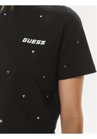 Guess T-Shirt Skylar V4GI08 JA914 Czarny Boxy Fit. Kolor: czarny. Materiał: bawełna #4
