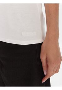 Calvin Klein Bluzka LV044C217G Biały Slim Fit. Kolor: biały. Materiał: bawełna #4