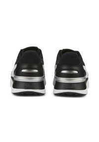 Buty do chodzenia dla dzieci Puma R78 Voyage Soft JR. Zapięcie: sznurówki. Kolor: czarny, biały, wielokolorowy. Materiał: materiał, syntetyk, tkanina, guma. Szerokość cholewki: normalna. Sport: turystyka piesza