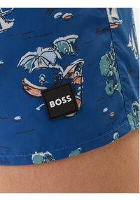 BOSS Szorty kąpielowe Piranha 50508844 Niebieski Regular Fit. Kolor: niebieski. Materiał: syntetyk #3