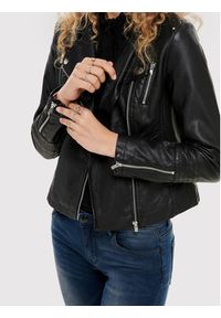 only - ONLY Kurtka z imitacji skóry Gemma 15153079 Czarny Regular Fit. Kolor: czarny. Materiał: skóra, wiskoza #2