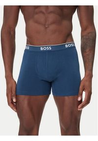 BOSS Komplet 3 par bokserek 50531685 Niebieski. Kolor: niebieski. Materiał: bawełna #3