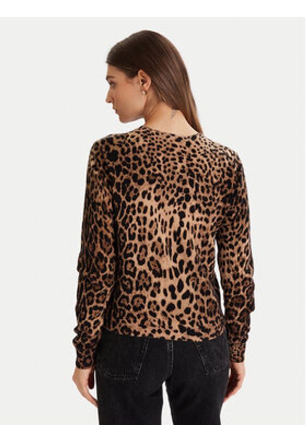 ViCOLO Kardigan 22063F Kolorowy Regular Fit. Materiał: wełna. Wzór: kolorowy