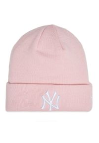 New Era Czapka Ess Nyy Pnk 60348861 Różowy. Kolor: różowy. Materiał: akryl, materiał