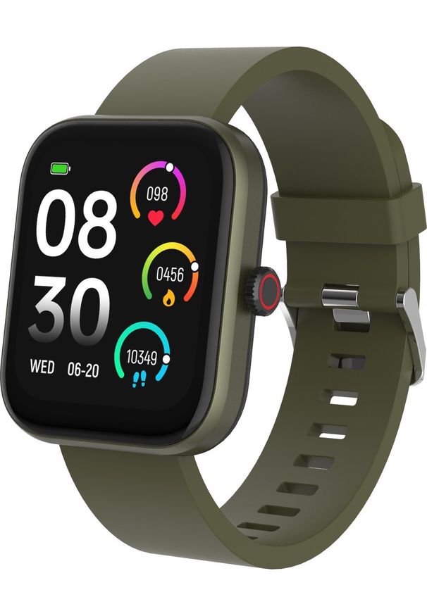 dcu tecnologic - Smartwatch DCU Tecnologic Los Angeles Zielony (S0453620). Rodzaj zegarka: smartwatch. Kolor: zielony