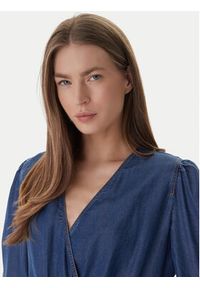 BOSS Sukienka jeansowa C_Dardy 50559071 Niebieski Relaxed Fit. Kolor: niebieski. Materiał: lyocell #4