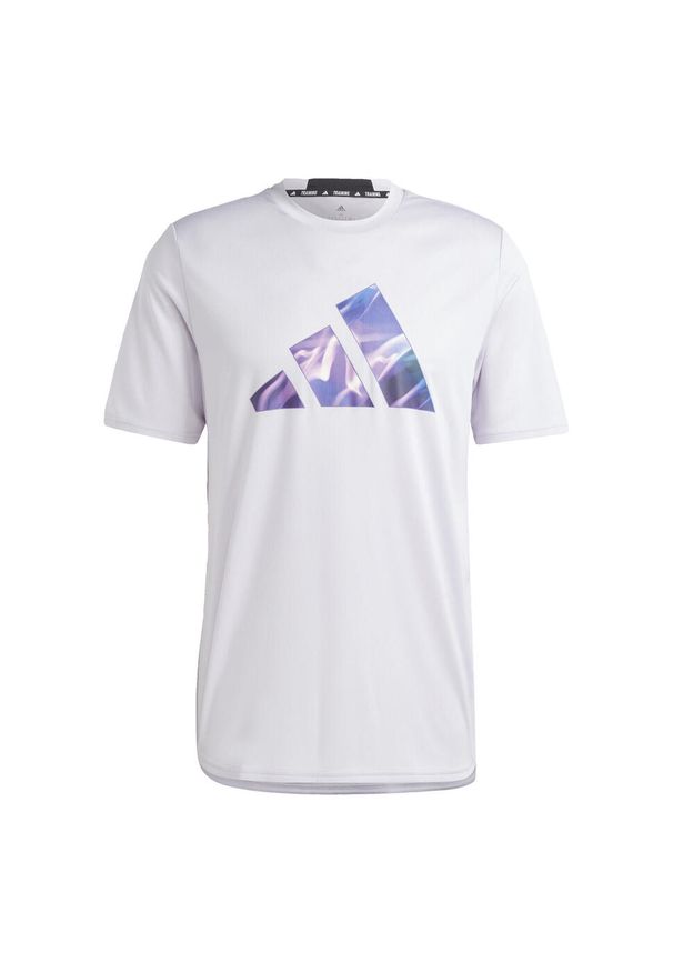 Adidas - Designed for Movement HIIT Training Tee. Kolor: wielokolorowy, czarny, szary