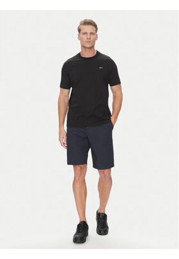 PAUL & SHARK - Paul&Shark T-Shirt C0P1092 Czarny Regular Fit. Kolor: czarny. Materiał: bawełna