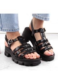 zaxy - Komfortowe sandały damskie pachnące gumowe czarne Zaxy NN285039. Kolor: czarny. Materiał: guma #7