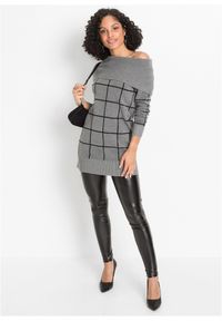 bonprix - Długi sweter. Kolor: szary. Długość: długie #3