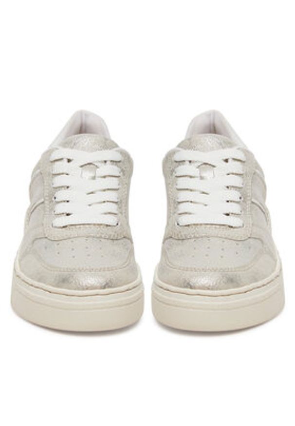 Rieker Sneakersy N6402-40 Srebrny. Kolor: srebrny. Materiał: materiał