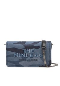 MARC JACOBS - Marc Jacobs Torebka The Camo Cacquard Chain Mini Bag 2R4SMN015S03 Niebieski. Kolor: niebieski