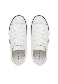 TOMMY HILFIGER - Tommy Hilfiger Trampki T3X9-33846-0890100 Biały. Kolor: biały. Materiał: materiał #3
