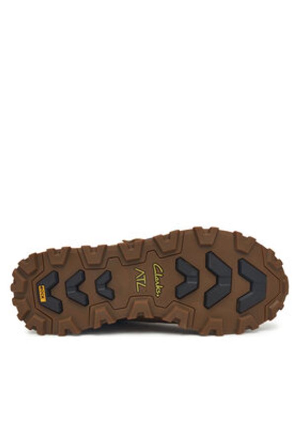 Clarks Trekkingi ATL TrekHi GTX 26184483 Brązowy. Kolor: brązowy. Materiał: skóra, nubuk. Sport: turystyka piesza