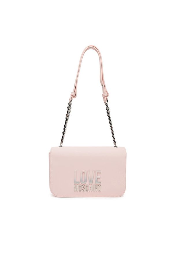 Love Moschino - LOVE MOSCHINO Torebka JC4254PP0MKD0601 Różowy. Kolor: różowy. Materiał: skórzane