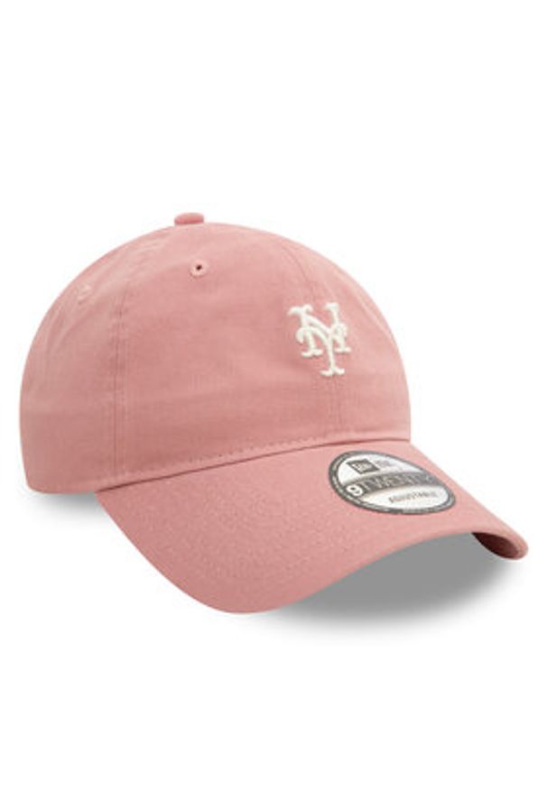 New Era Czapka z daszkiem New York Mets Mini Washed 9TWENTY 60595428 Różowy. Kolor: różowy. Materiał: bawełna