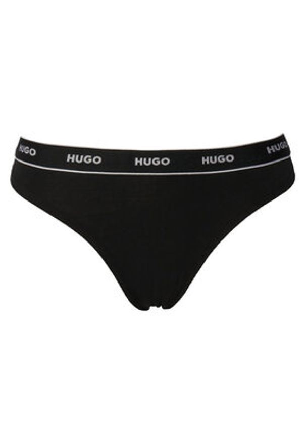 Hugo - HUGO Komplet stringów 50545680 Kolorowy. Materiał: bawełna. Wzór: kolorowy