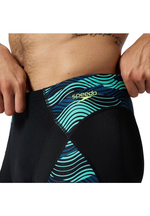 Kąpielówki męskie spodenki kąpielowe Speedo End Max Compress. Kolor: wielokolorowy, niebieski, czarny