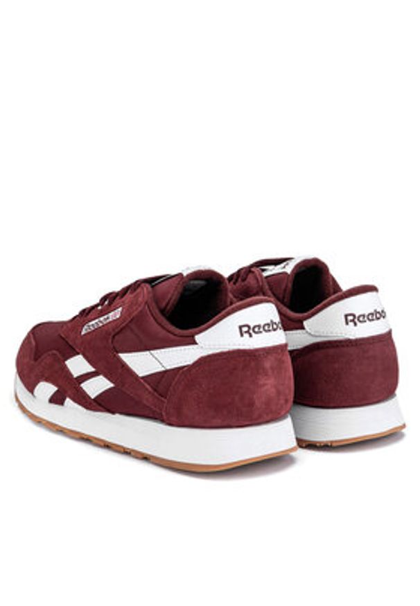 Reebok Sneakersy CLASSIC NYLON 100205110 Bordowy. Kolor: czerwony. Materiał: materiał. Model: Reebok Nylon, Reebok Classic