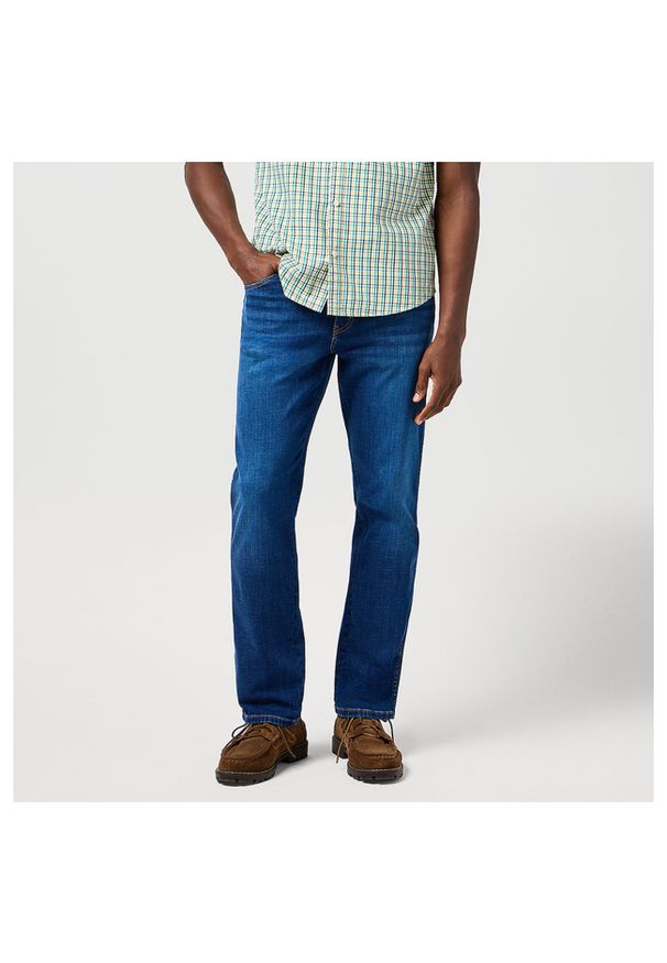 Wrangler - WRANGLER MĘSKIE SPODNIE JEANSOWE WRANGLER TEXAS STEEL GRIT 112364451