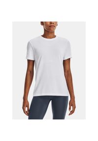 T-shirt do biegania damski Under Armour Seamless Stride. Kolor: biały. Sport: bieganie