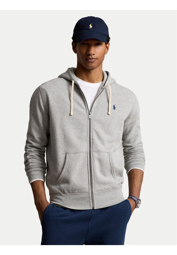 Polo Ralph Lauren Bluza 710813297002 Szary Regular Fit. Typ kołnierza: polo. Kolor: szary. Materiał: bawełna, syntetyk