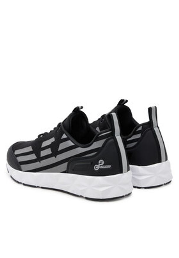EA7 Emporio Armani Sneakersy X8X217 XK433 N763 Czarny. Kolor: czarny. Materiał: materiał