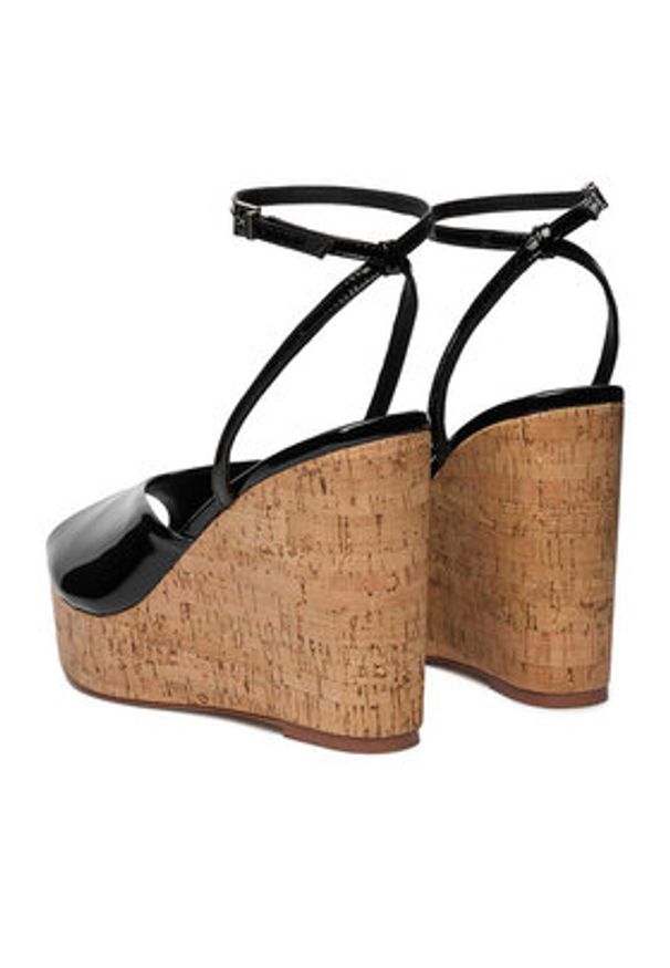 Badura Sandały EO-ALANA-25-3-13YY Czarny. Kolor: czarny. Materiał: skóra, syntetyk