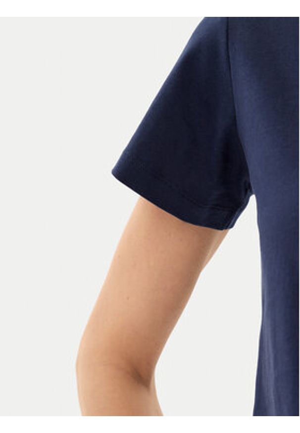 Pinko - PINKO T-Shirt Quentin 100535 A2G7 Granatowy Regular Fit. Kolor: niebieski. Materiał: bawełna