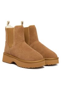 Liu Jo Śniegowce Juny 02 SF5133 PX002 Brązowy. Kolor: brązowy. Materiał: skóra, zamsz #3