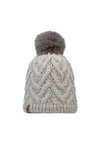 Buff - Czapka BUFF KNITTED & FLEECE BAND BEANIE CARYN CRU. Kolor: biały. Sezon: zima. Styl: sportowy #1