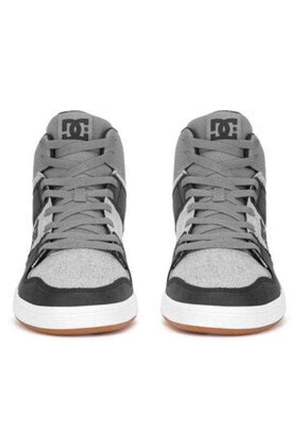 DC Shoes Sneakersy CURE HI TOP ADYS400072-GG4 Szary. Kolor: szary. Materiał: skóra