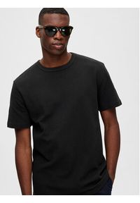 Selected Homme T-Shirt 16088532 Czarny Relaxed Fit. Kolor: czarny #3