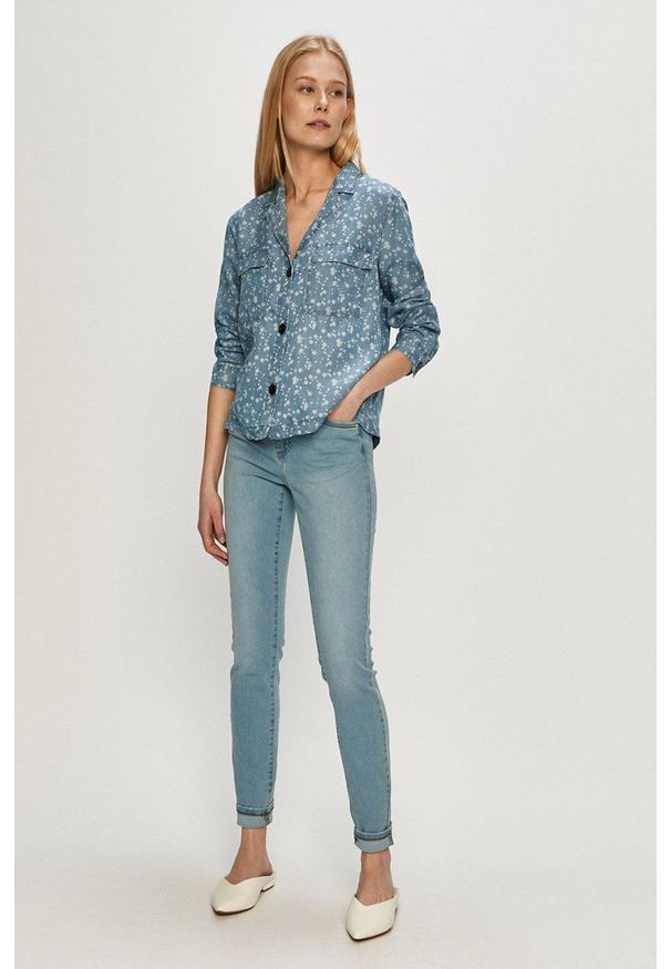 Vero Moda - Jeansy Vmtanya. Kolor: niebieski