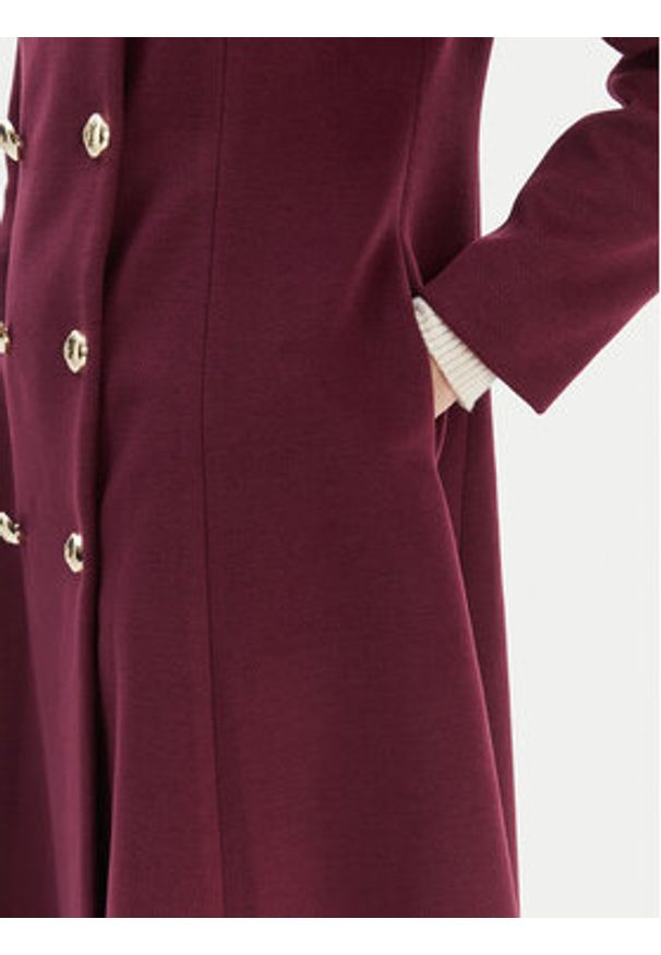 Rinascimento Płaszcz przejściowy CFC0126730003 Bordowy Regular Fit. Kolor: czerwony. Materiał: syntetyk