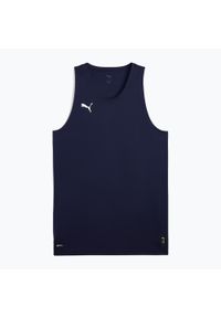 Puma - Koszulka piłkarska męska PUMA teamJAWS Starter Jersey. Kolor: niebieski. Materiał: jersey. Sport: piłka nożna