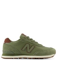 Buty New Balance ML515ADW - zielone. Okazja: na co dzień. Kolor: zielony. Materiał: materiał, skóra, syntetyk. Szerokość cholewki: normalna