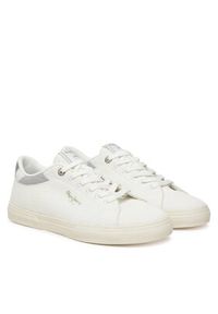 Pepe Jeans Sneakersy Kenton Knit PLS31601 Biały. Kolor: biały. Materiał: materiał #3