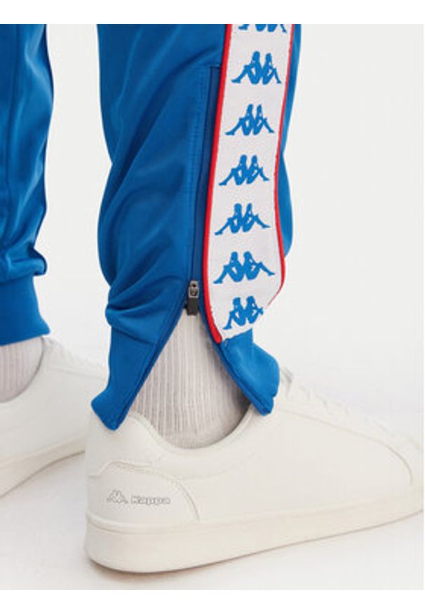 Kappa Spodnie dresowe Banda Rastoria 303KUC0 Niebieski Slim Fit. Kolor: niebieski. Materiał: syntetyk