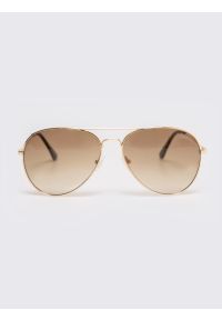 Big-Star - Okulary przeciwsłoneczne unisex brązowe Relios 803. Kolor: brązowy