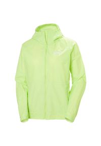 Kurtka przeciwdeszczowa damska Helly Hansen Roam Wind. Kolor: zielony. Sport: turystyka piesza