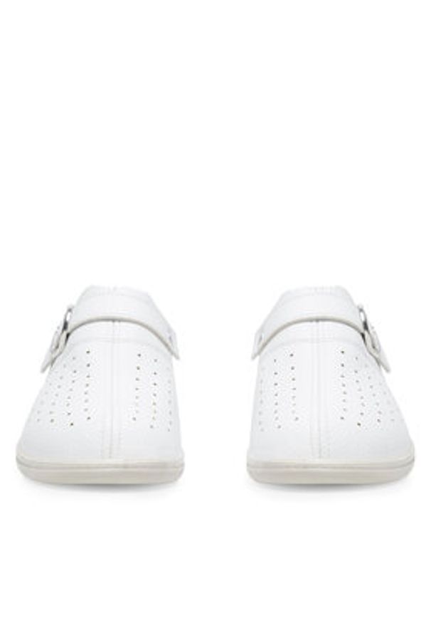 Clara Barson Klapki WS010904-01 Biały. Kolor: biały. Materiał: syntetyk