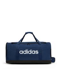 Adidas - adidas Torba Linear Duffel Medium IN6116 Granatowy. Kolor: niebieski. Materiał: materiał #5